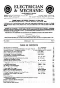 Electrician and Mechanic contenido de febrero de 1913