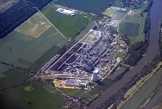 La central eléctrica de Mělník