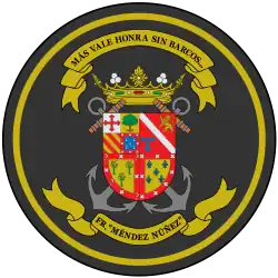 Distintivo de la Méndez Núñez (F-104).