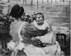 Enfermera inglesa por Martha Walter (reimpresión en blanco y negro)