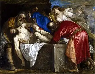 Entierro de Cristo Óleo sobre lienzo, 137 x 175 cm, Museo del Prado (Madrid).