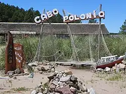 Entrada a Cabo Polonio después de una travesía por las dunas y playa