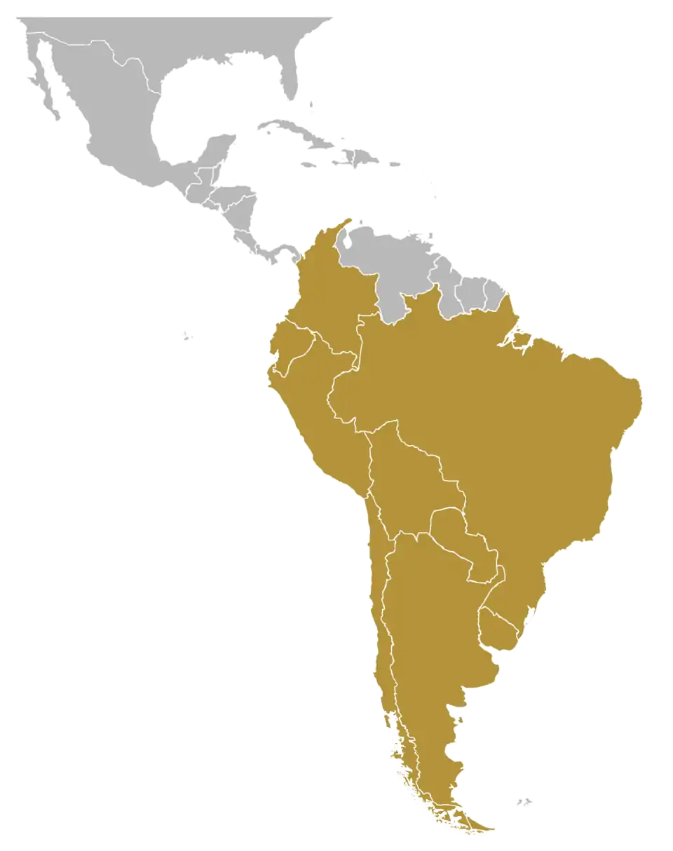 Copa de Campeones de América 1961 está ubicado en América del Sur