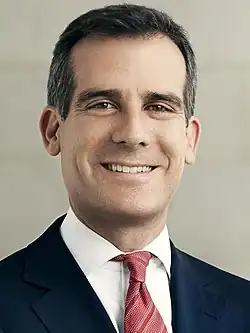 Alcalde Eric Garcetti de California