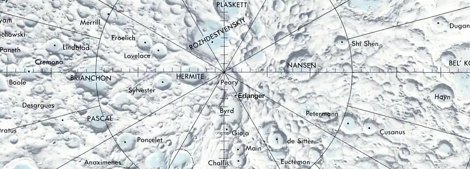 Localización de Byrd (centro de la mitad inferior de la imagen)