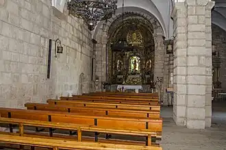 N.ª S.ª de Zorita. Nave norte con restos visigóticos.