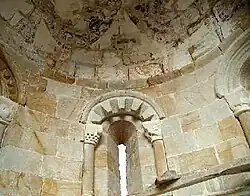 Ermita románica, vista interior