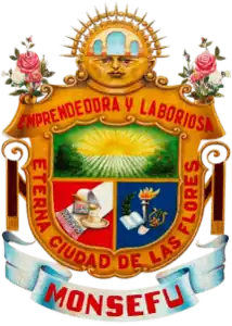 Escudo oficial de la ciudad de Monsefú