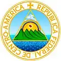 Escudo de la Republica Federal de Centro América 1842 -1845