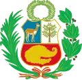 Escudo de armas del Perú.