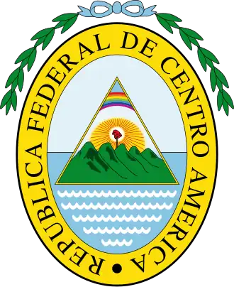 Escudo de la República Federal de Centro América (1824)