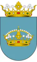 Escudo del Reino de Toledo,[2]​ precursor de Castilla la Nueva, y este a su vez precursor de Castilla-La Mancha y Madrid