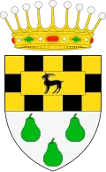 Representación del escudo publicado en el BOE 178.