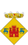 Ciervos en el escudo de Querol.