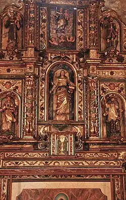 Retablo del altar mayor.