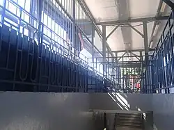 Acceso al túnel desde el andén 3