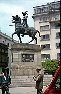 En la plaza Pizarro (de 1952 a 2003)