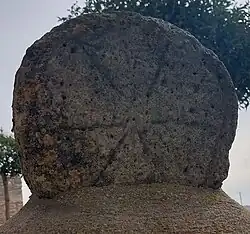 estela 1 en la iglesia de Olmillos de Muñó