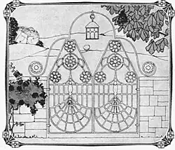 Puertas de jardín en Idun, 1907