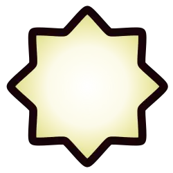 Estrella de ocho puntas.