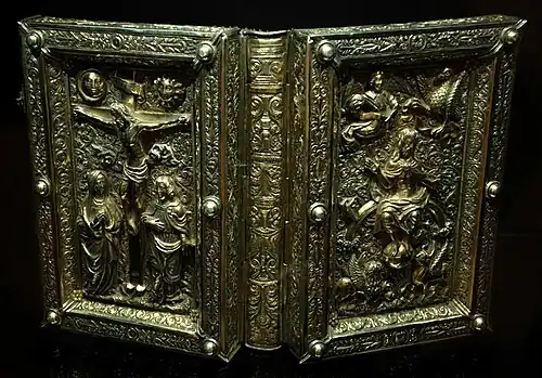 Cubierta de plata para un Evangelario (siglo&nbsp;XVI)