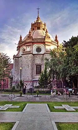 Camarín de la virgen, templo y exconvento de San Diego (1640-1797).