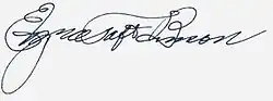 Firma de Ezra Taft Benson