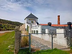 Vista de la exterior de la fábrica histórica de La Estación