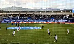 Interior del estadio.