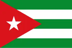 Bandera del GONG propuesta entre 1963 y 1977[2]​