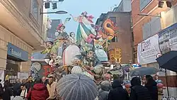 Falla Camí Nou 2025 de día.