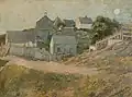 Farmhouses on Monhegan Island by George Wharton Edwards