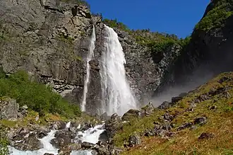 Feigefossen, en la provincia de Sogn og Fjordane.