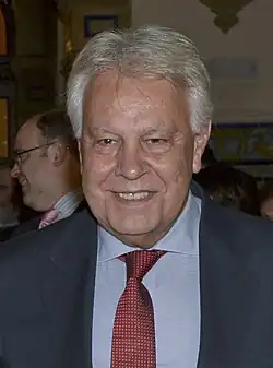 Felipe González3.º (1982-1996)5 de marzo de 1942 (83&nbsp;años)