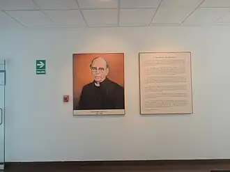 Retrato de Felipe Mac Gregor en la PUCP.