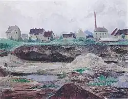 A las afueras de Klagenfurt (1922), colección privada