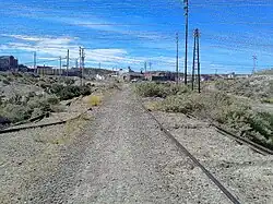 Resto del tramo de doble vía del ferrocarril de Comodoro tramo Presidente Ortiz ("KM 5")