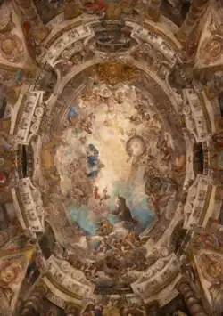 Fig. 11. Cúpula con la pintura de la Apoteosis de San Antonio