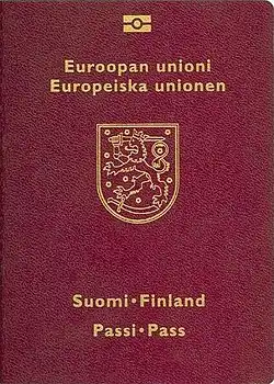 Pasaporte finlandés