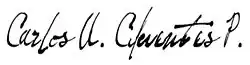 Firma de Carlos A. Cifuentes
