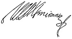 Firma de Juan Tomás Enríquez de Cabrera y Álvarez de Toledo