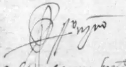 Firma de Rodrigo Niño
