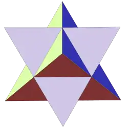 1.ª estelación de un octoedro