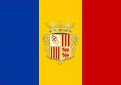 Bandera de Andorra (1939-1949)