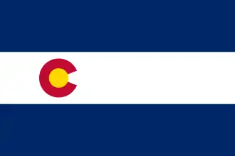 Bandera de Colorado (1911-1964)