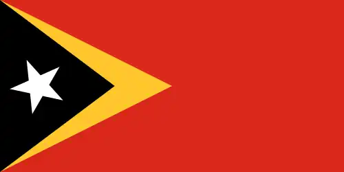 Bandera de Timor Oriental