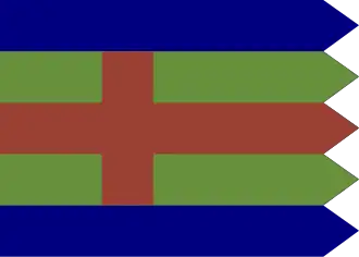 Bandera de Jutlandia, Dinamarca