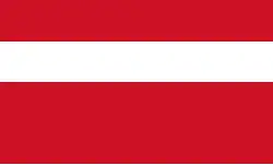 Bandera del Condado de Vaduz, estado antecesor de Liechtenstein