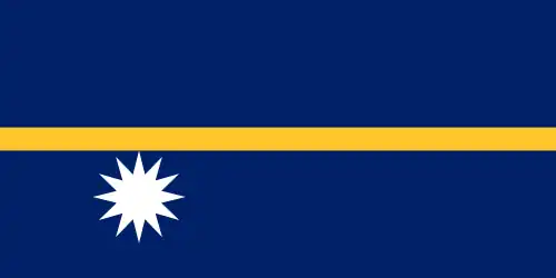 Bandera de Nauru