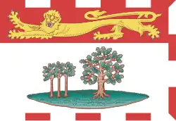 Bandera de Isla del Príncipe Eduardo
